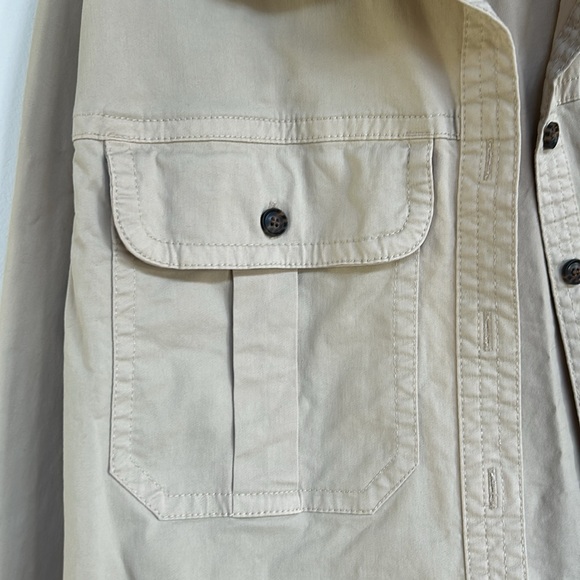 Banana Republic Essential Shirt Jacket | Wheat - Picture 4 of 4